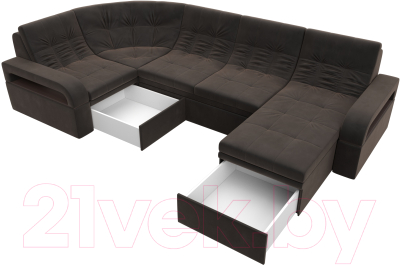 Диван П-образный Лига Диванов Лига-035 правый / 121435