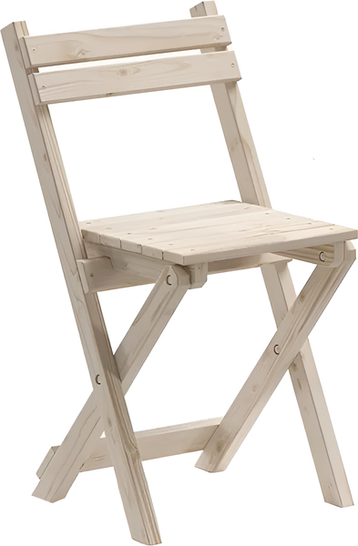 Стул складной Домаклево Деревянный - фото