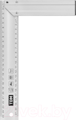 Угольник TDM Столярный Рубин / SQ1018-0511 - фото