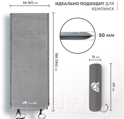 Туристический коврик RSP Outdoor Velour 50 / M-VEL-50-G