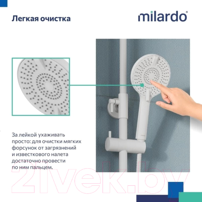 Лейка ручного душа Milardo Rora ROR4FWRM18