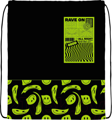 Мешок для обуви Schoolformat Токсичное настроение / МОУ-ТН - фото