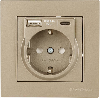 Розетка Mutlusan Rita 2220-629-0285 - фото