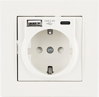 Розетка Mutlusan Rita 2220-629-0201 - фото