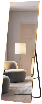 Зеркало Emze Напольное 40x150 в раме с мольбертом / DK23502.AUR - фото
