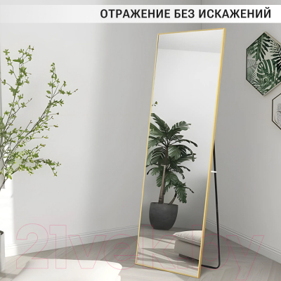 Зеркало Emze Напольное 40x150 в раме с мольбертом / DK23502.AUR