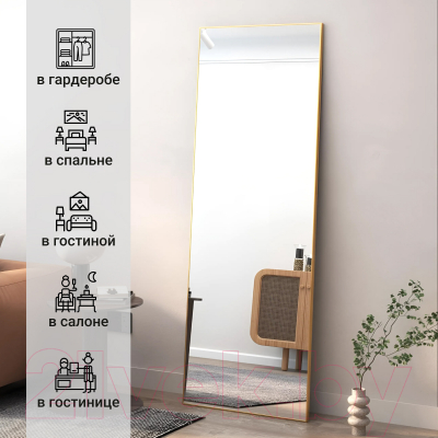 Зеркало Emze Напольное 40x150 в раме с мольбертом / DK23502.AUR