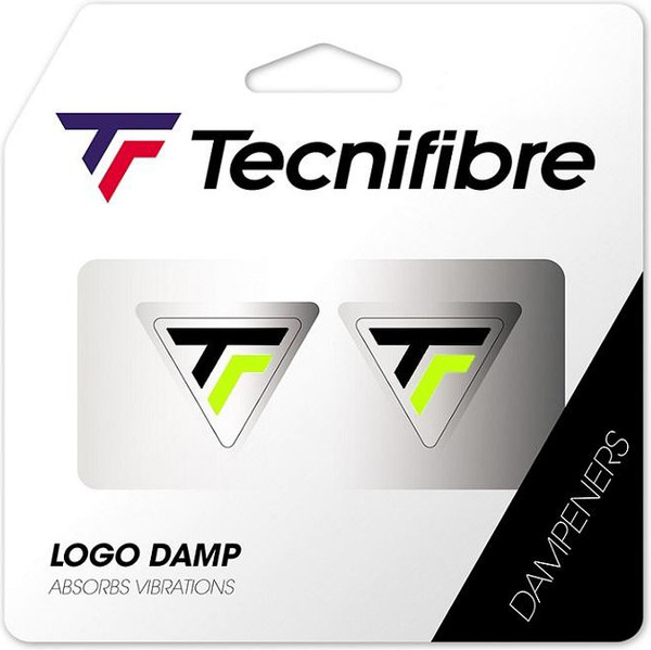 Виброгаситель для теннисной ракетки Tecnifibre Logo Damp Neon / 53DAMPNEON - фото