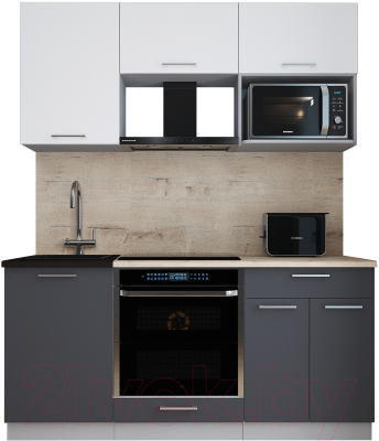 Кухонный гарнитур Интерлиния Мила Gloss 1.7 - фото