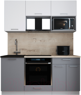 Кухонный гарнитур Интерлиния Мила Gloss 1.7 - фото