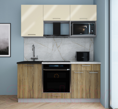 Кухонный гарнитур Интерлиния Мила Gloss 1.7