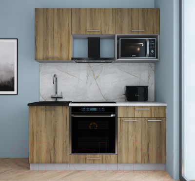 Кухонный гарнитур Интерлиния Мила Gloss 1.7