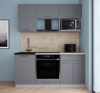 Кухонный гарнитур Интерлиния Мила Gloss 1.7