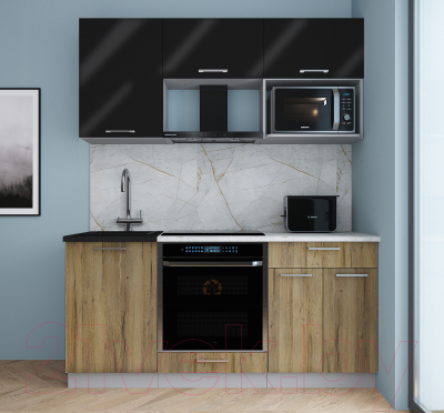 Кухонный гарнитур Интерлиния Мила Gloss 1.7