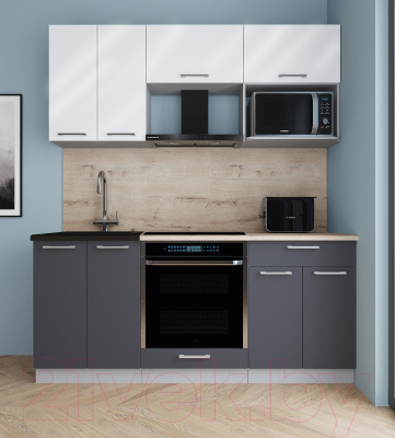 Кухонный гарнитур Интерлиния Мила Gloss 1.8