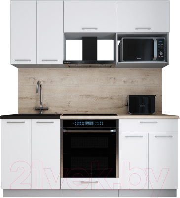 Кухонный гарнитур Интерлиния Мила Gloss 1.8 - фото