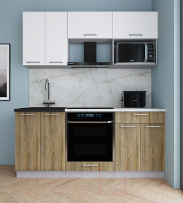 Кухонный гарнитур Интерлиния Мила Gloss 1.8