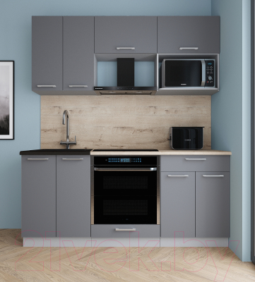 Кухонный гарнитур Интерлиния Мила Gloss 1.8