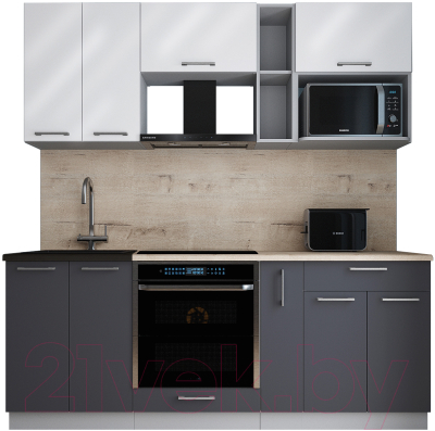 Кухонный гарнитур Интерлиния Мила Gloss 2.0 - фото