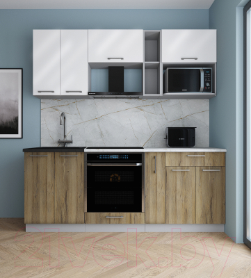 Кухонный гарнитур Интерлиния Мила Gloss 2.0