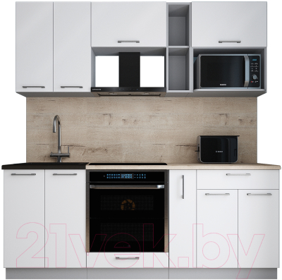 Кухонный гарнитур Интерлиния Мила Gloss 2.0 - фото