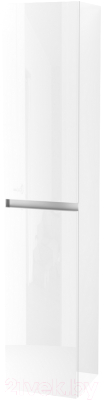 Шкаф-пенал для ванной ЗОВ Лира 150 / LP150MW0MWGVA - фото