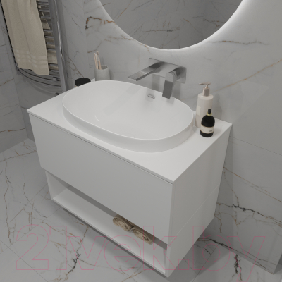 Столешница для тумбы в ванную ЗОВ CLDSP18W595458C1