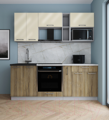 Кухонный гарнитур Интерлиния Мила Gloss 2.0