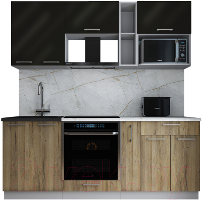 Кухонный гарнитур Интерлиния Мила Gloss 2.0 - фото