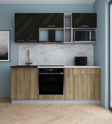 Кухонный гарнитур Интерлиния Мила Gloss 2.0