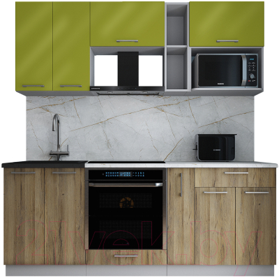 Кухонный гарнитур Интерлиния Мила Gloss 2.0 - фото