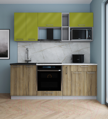 Кухонный гарнитур Интерлиния Мила Gloss 2.0