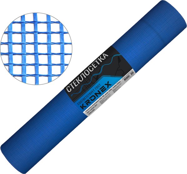 Стеклосетка Kronex Штукатурная 5x5мм / KRN-0007 - фото