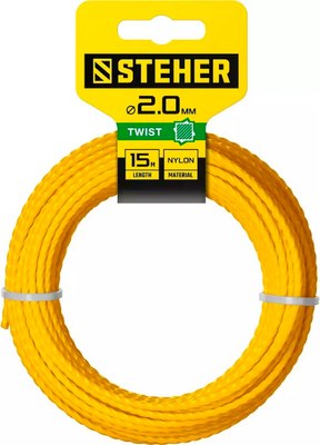 Леска для триммера Steher Квадратная 2мм 15м / 75020-2.0 - фото