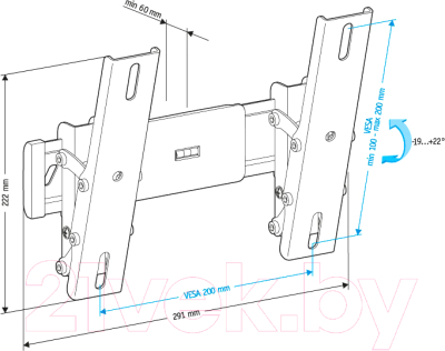 Кронштейн для телевизора Holder LCD-T2611