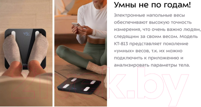 Напольные весы электронные Kitfort KT-813