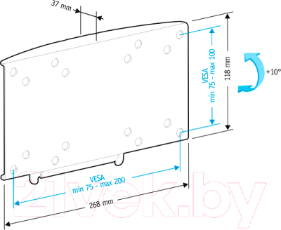 Кронштейн для телевизора Holder LCDS-5061