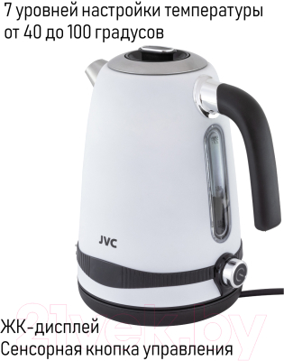 Электрочайник JVC JK-KE1730 (белый)