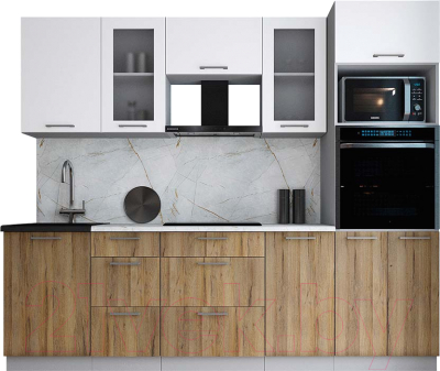 Кухонный гарнитур Интерлиния Мила Gloss 2.5 - фото
