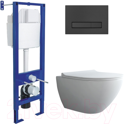 Унитаз подвесной с инсталляцией Berges Puma / 043354 - фото