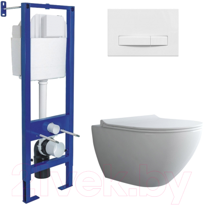 Унитаз подвесной с инсталляцией Berges Puma / 043355 - фото