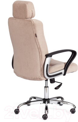 Кресло офисное Tetchair Oxford хром/флок