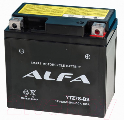 Мотоаккумулятор ALFA battery YTZ7S-BS / EBZ7-3-2