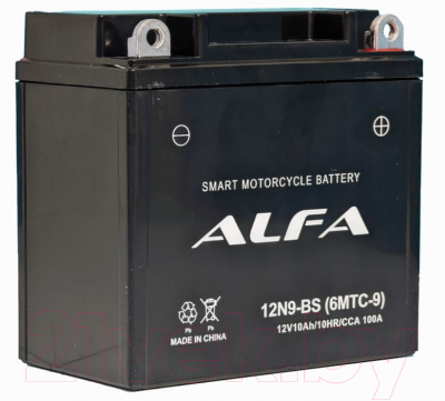 Мотоаккумулятор ALFA battery 12N9-BS / 12N9-4B-1