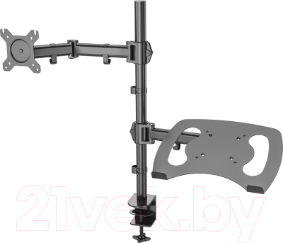 Кронштейн для монитора и ноутбука Cactus CS-VM-LH07-BK - фото