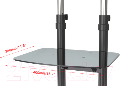 Стойка для ТВ/аппаратуры Cactus CS-ST04H