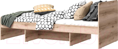 Односпальная кровать Стендмебель Киви КР-01 90x190 - фото