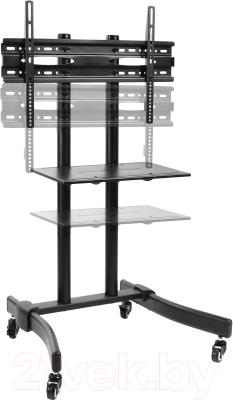 Стойка для ТВ/аппаратуры Cactus CS-ST1030BK