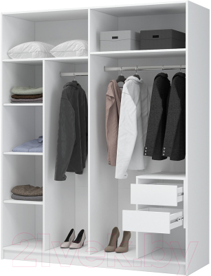 Шкаф Стендмебель Лион ШК-03 4-х створчатый