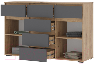 Комод Стендмебель Хелен КМ 05 6 ящиков